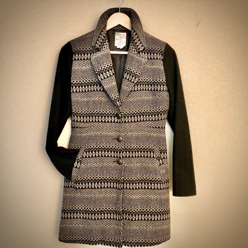 Anthropology Tulle Knit Jacket Sz S